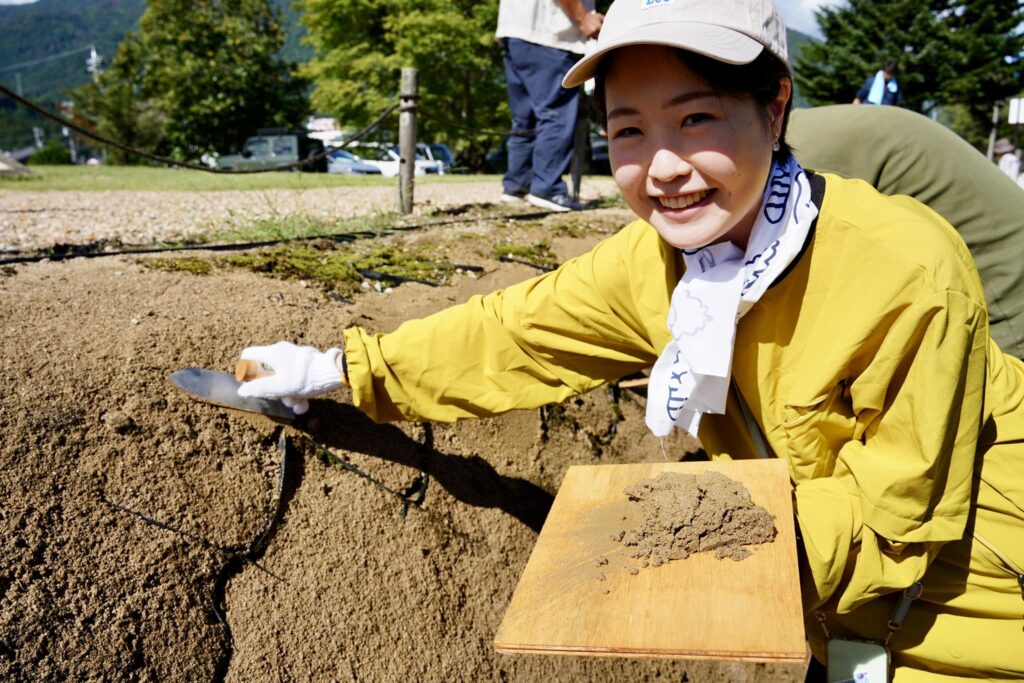 ヒダスケツアー！江馬氏館跡でのお堀直し✨