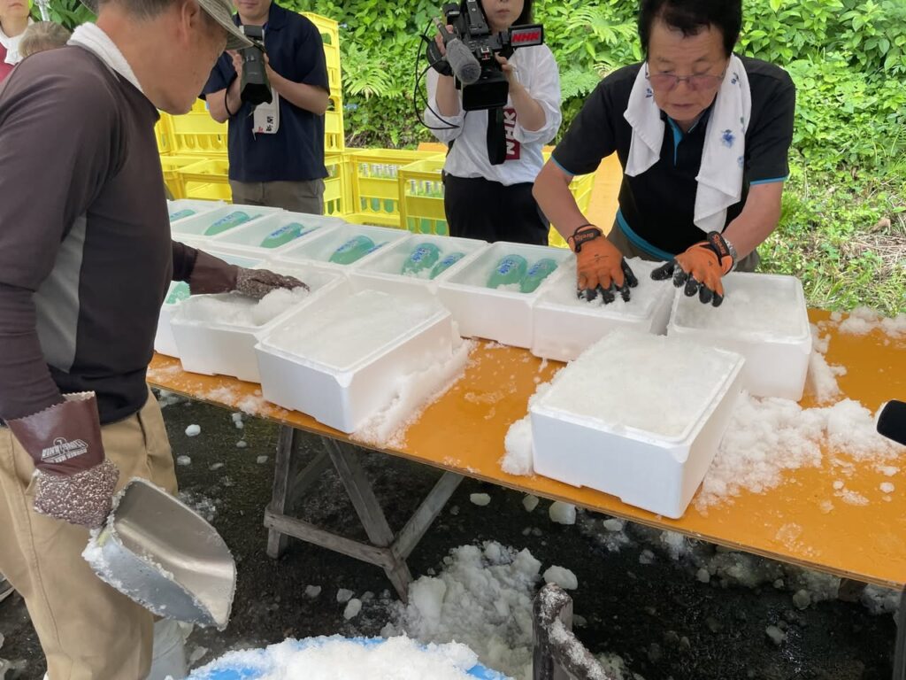 飛騨の夏の風物詩！かわい雪中酒出荷ヒダスケ！を行いました🍶